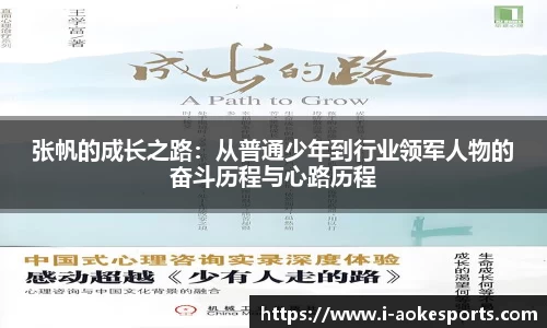 张帆的成长之路：从普通少年到行业领军人物的奋斗历程与心路历程
